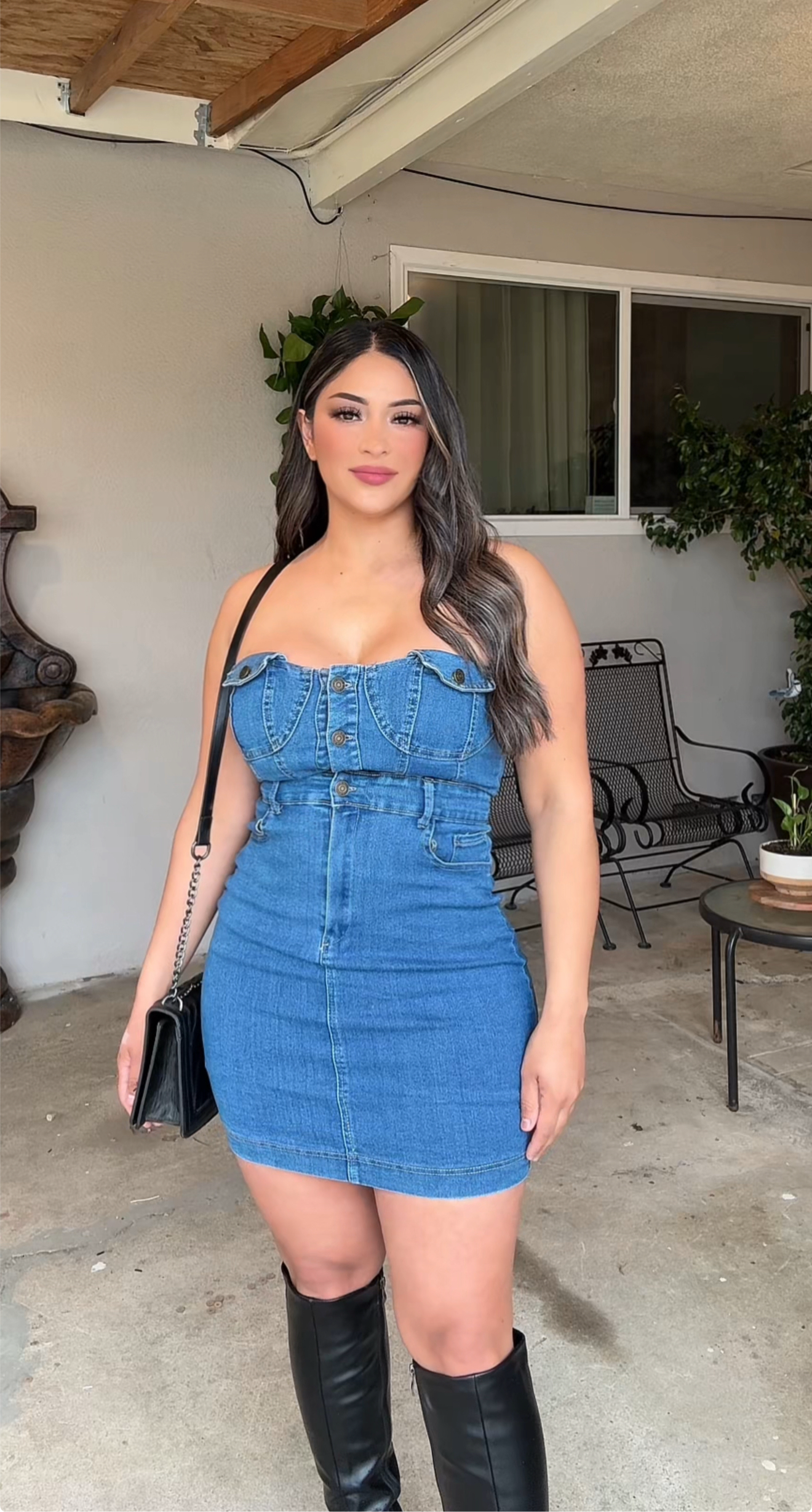 Lets Have Fun Denim Dress