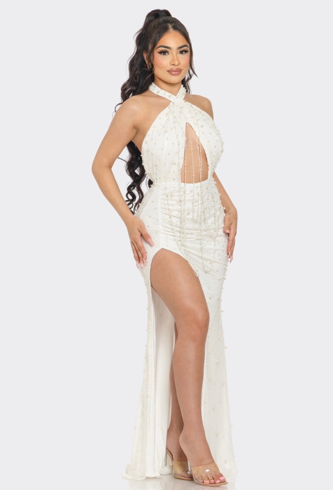 Pear Crossover Maxi Dress