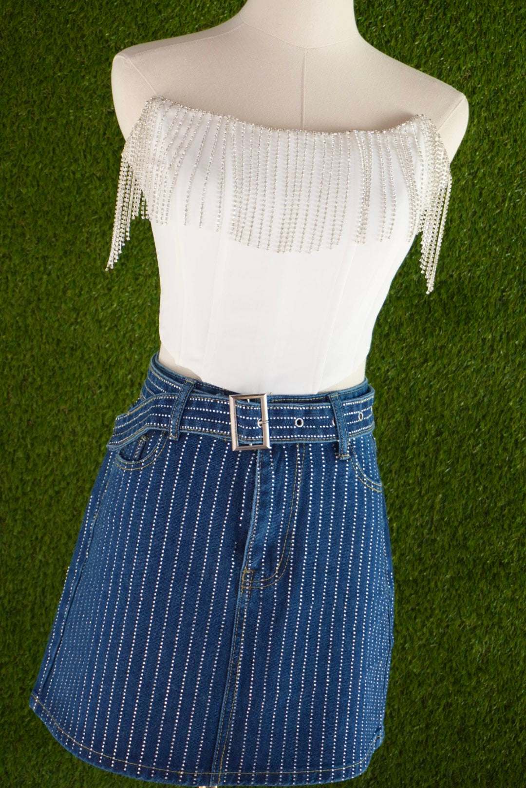 Paloma Rhinestone Corset